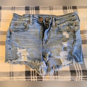 American Eagle Outfitters Light Blue Denim Shorts